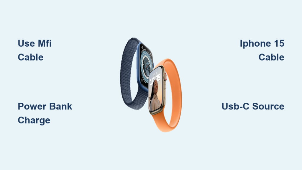 How to Charge Apple Watch 7 Without Charger