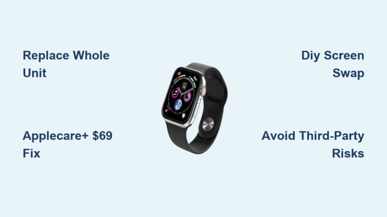 How to Fix Apple Watch Screen Issues